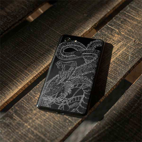 Dragon Ball Z Negative Shenron Google Pixel 3 XL Skin